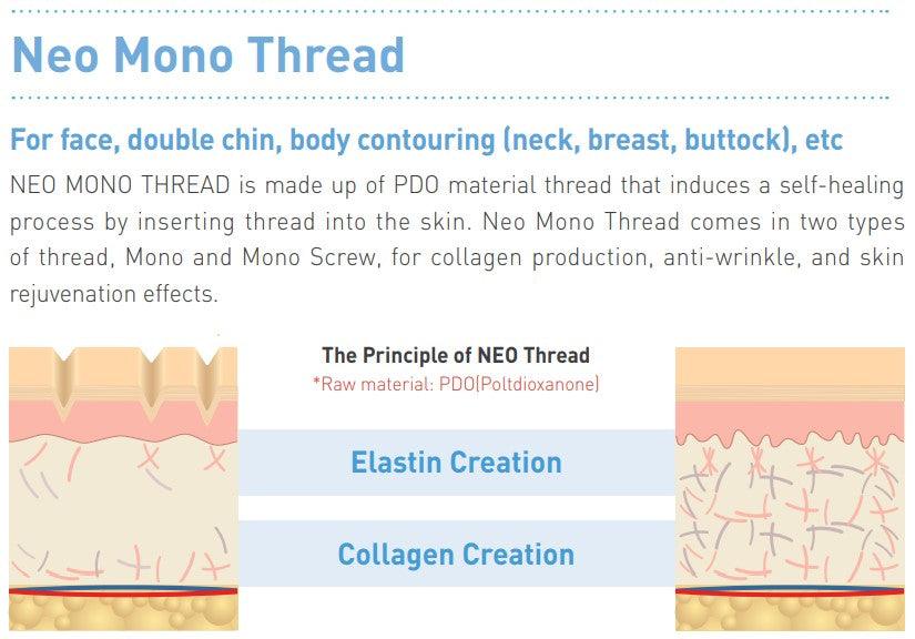 Neo Mono Thread Lifting - Mono PDO 26G~31G – SL Medical